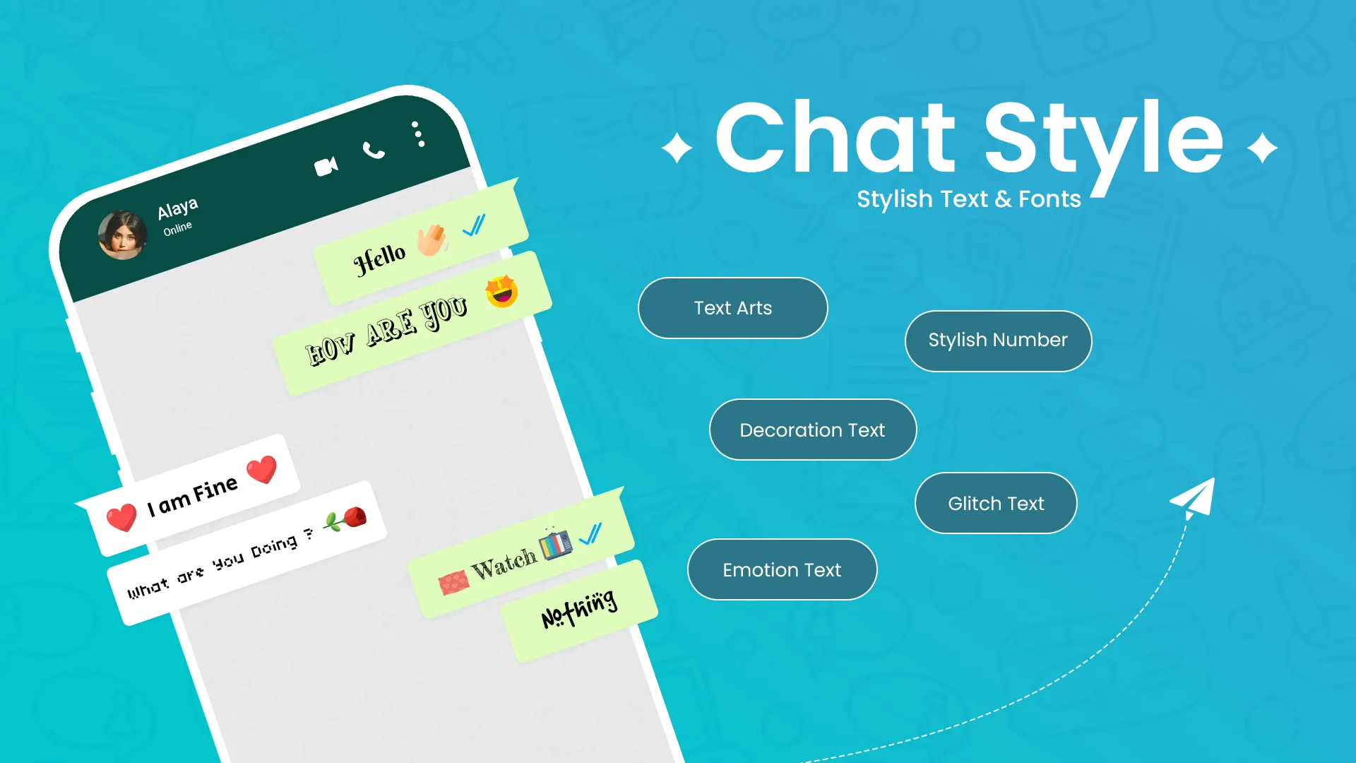 Chat Style for WhatsApp :Fonts | Indus Appstore | Screenshot