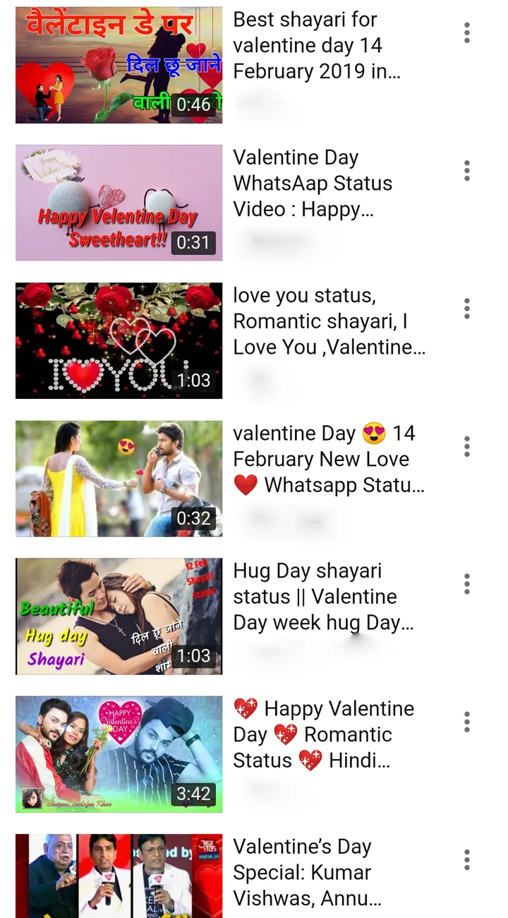 Valentine Day Status(video), v | Indus Appstore | Screenshot