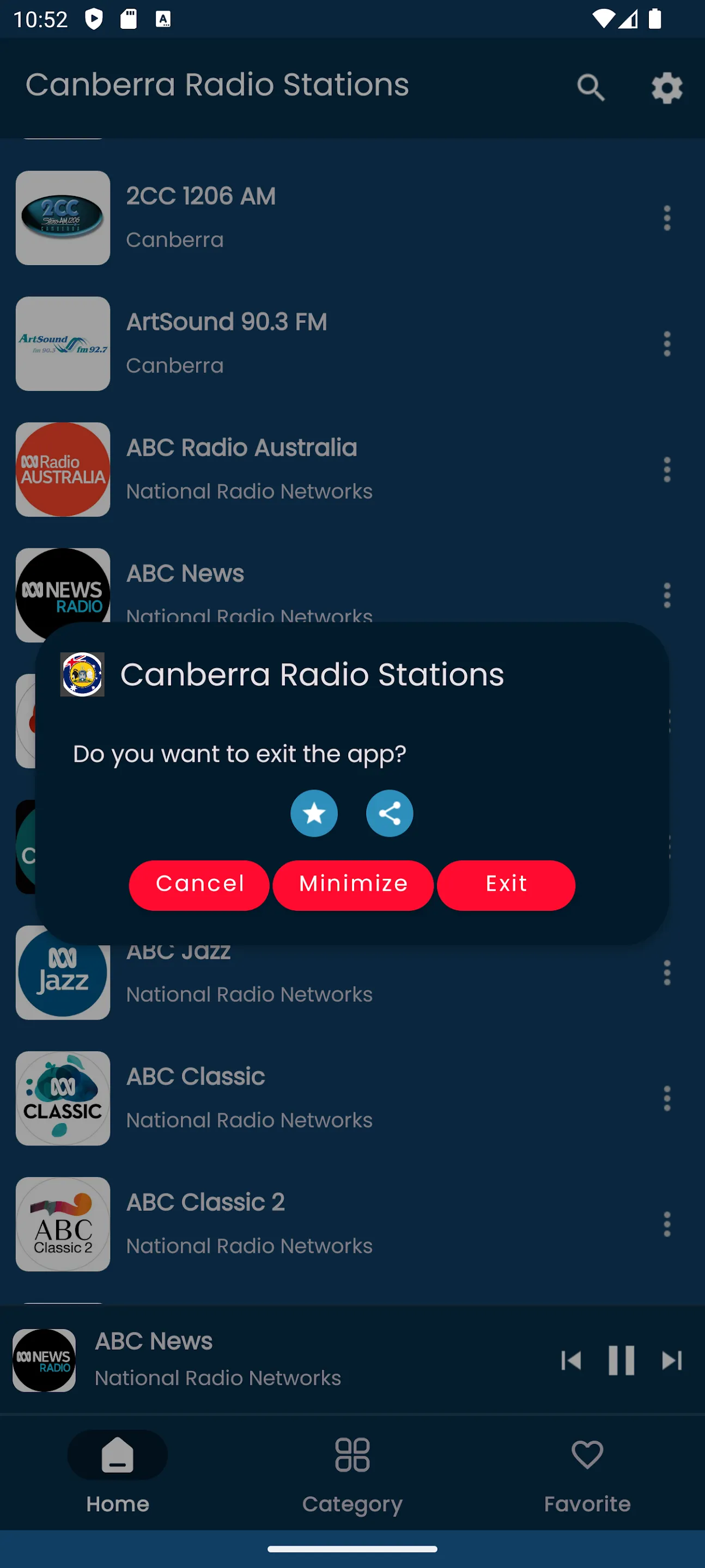 Radios from Canberra | Indus Appstore | Screenshot