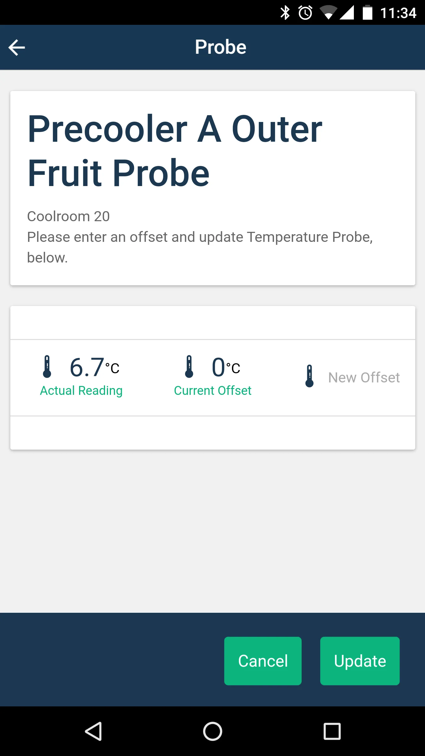 RICADO Temperature Calibration | Indus Appstore | Screenshot