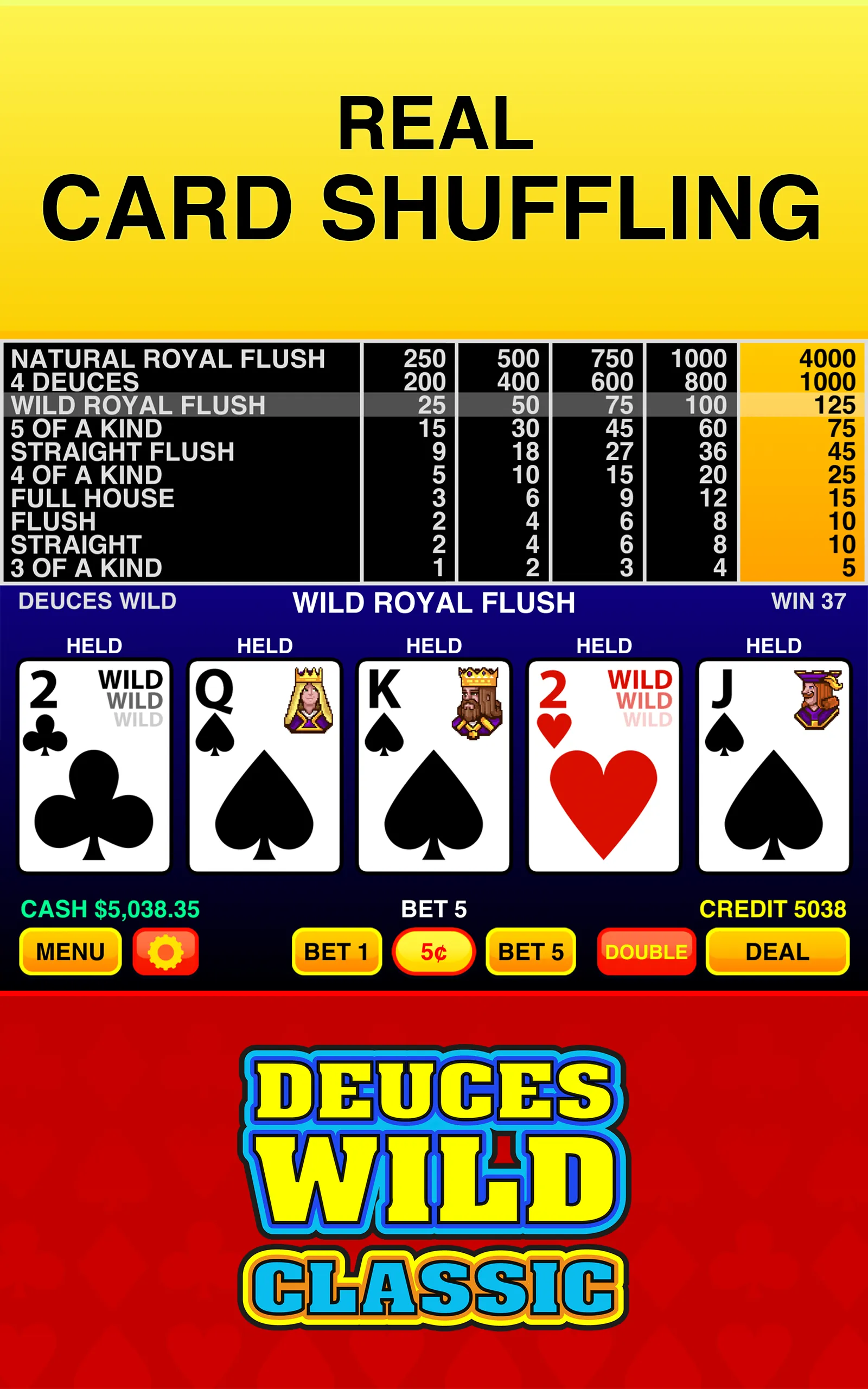 Deuces Wild Classic - Casino V | Indus Appstore | Screenshot