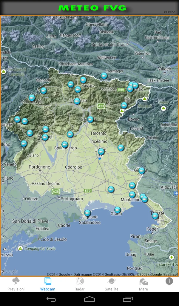 METEO FVG | Indus Appstore | Screenshot