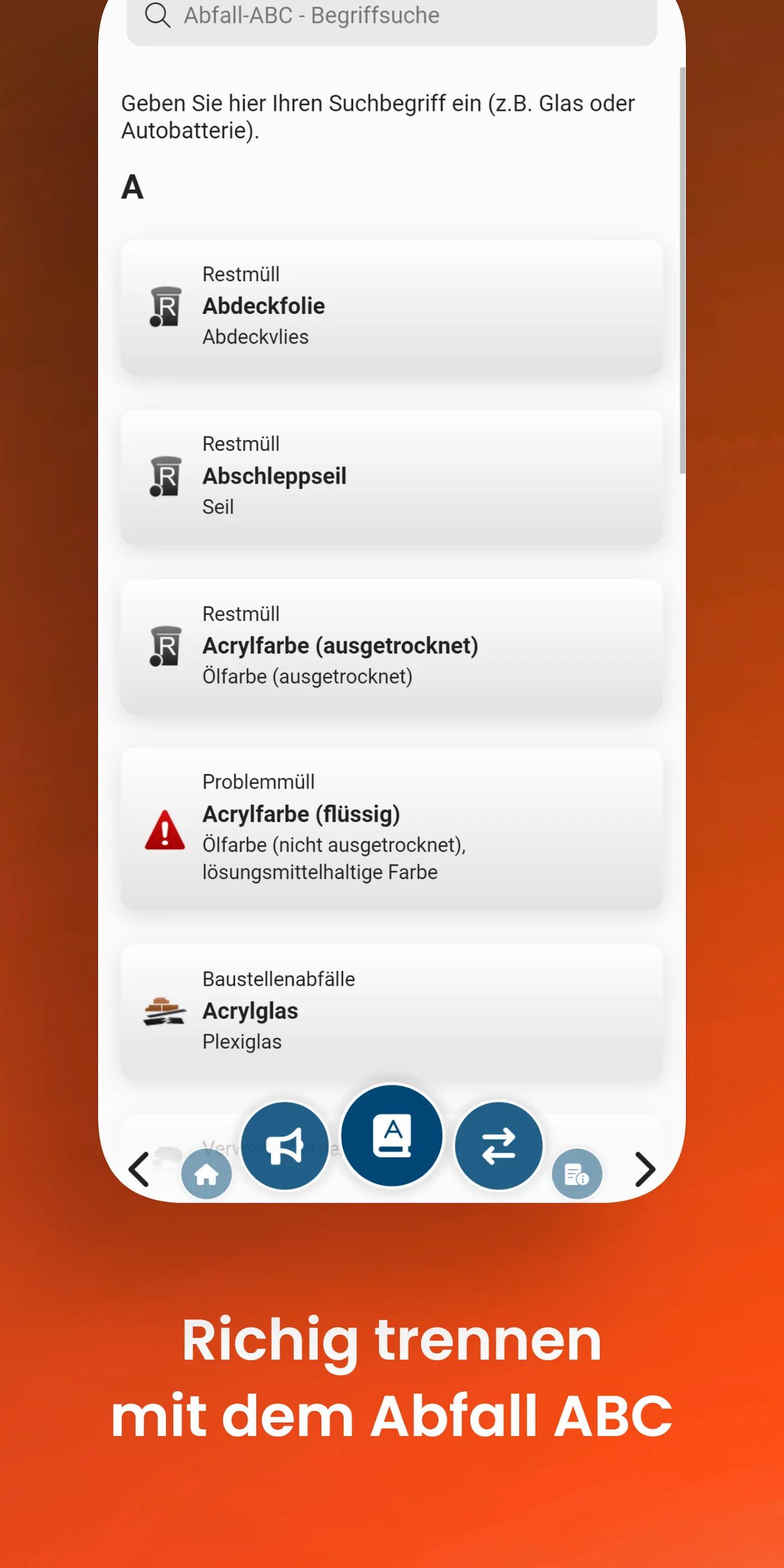 LRA Schweinfurt Abfall-App | Indus Appstore | Screenshot