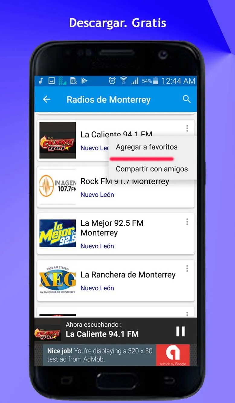 Radios de Monterrey | Indus Appstore | Screenshot