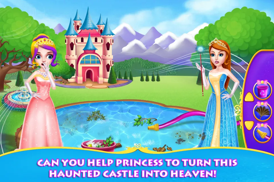 Princess Cleaning Ghost Castle | Indus Appstore | Screenshot