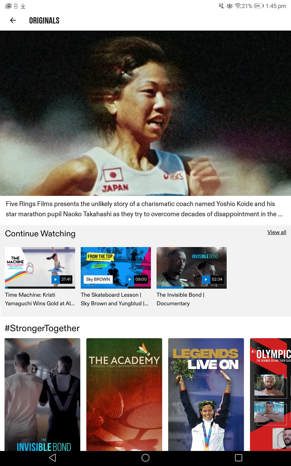 Olympics: Live Sports & News | Indus Appstore | Screenshot
