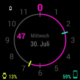 Chrono Watch Face for Wear | Indus Appstore | Screenshot