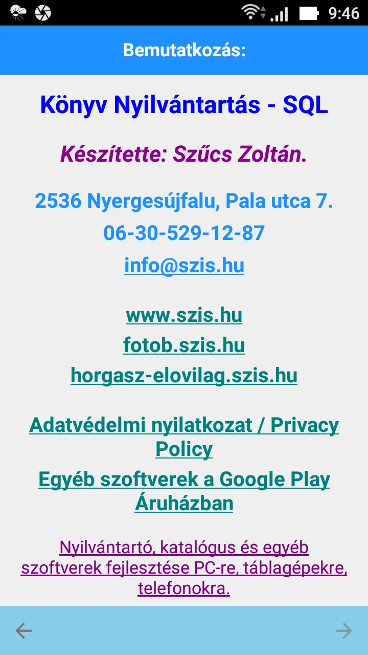 Könyv Nyilvántartás - Házi Kön | Indus Appstore | Screenshot