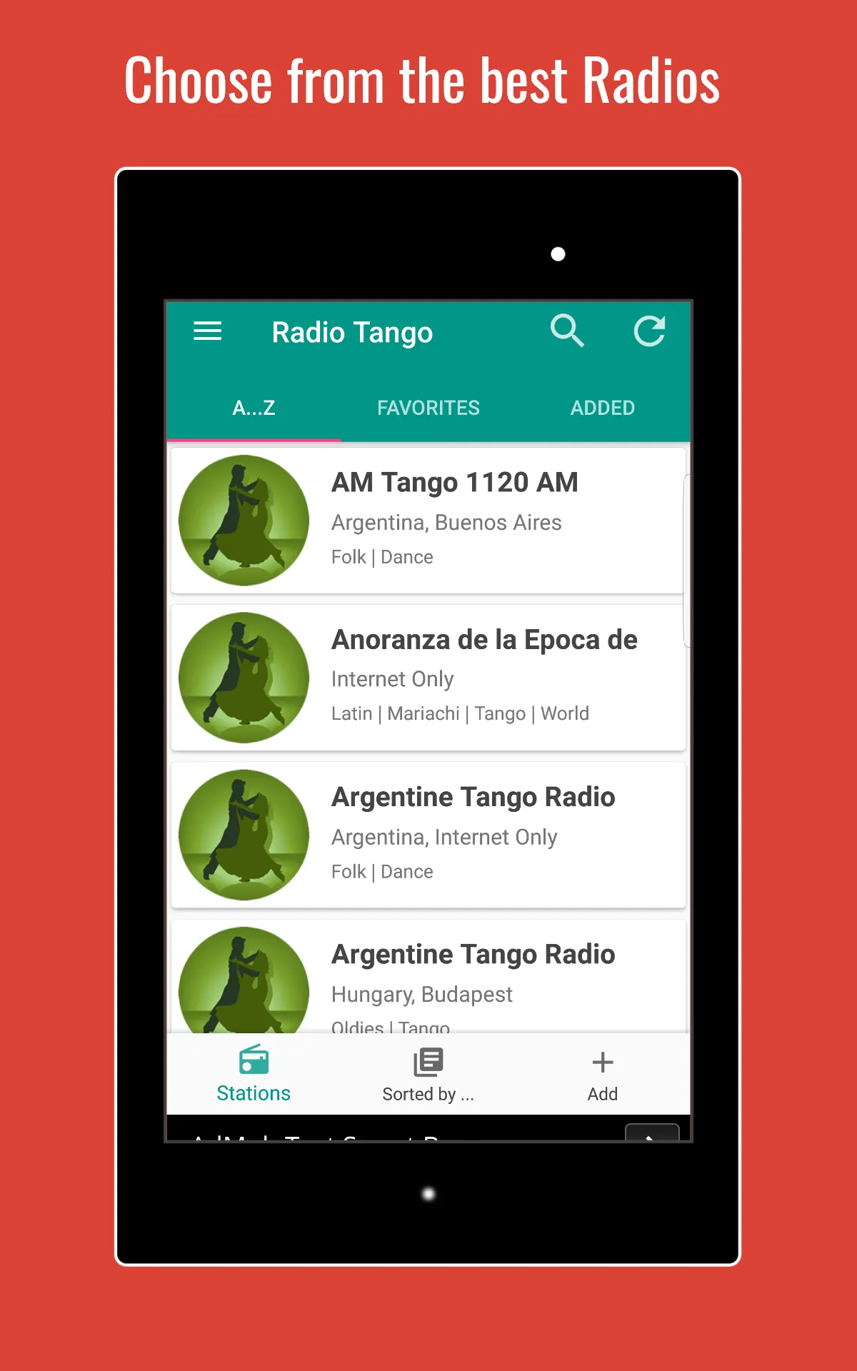 Tango Music Radio Worldwide | Indus Appstore | Screenshot