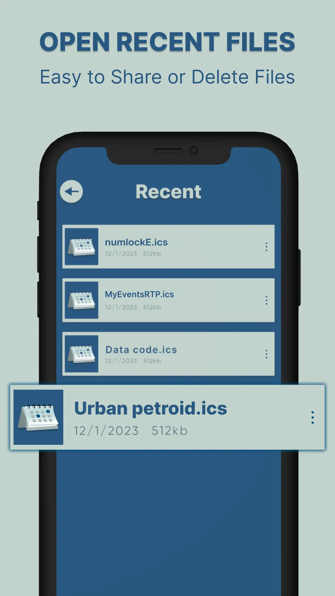 ICS File Viewer - File Reader | Indus Appstore | Screenshot