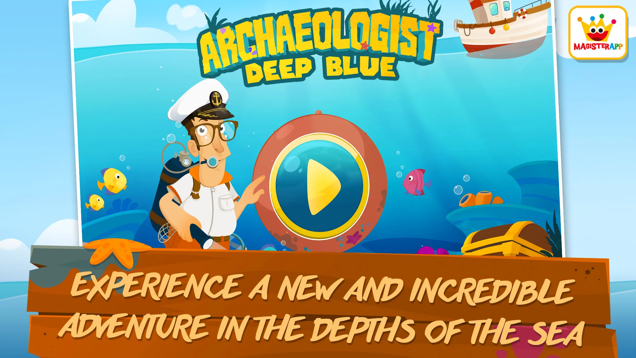 Archaeologist Deep Blue - Kids | Indus Appstore | Screenshot