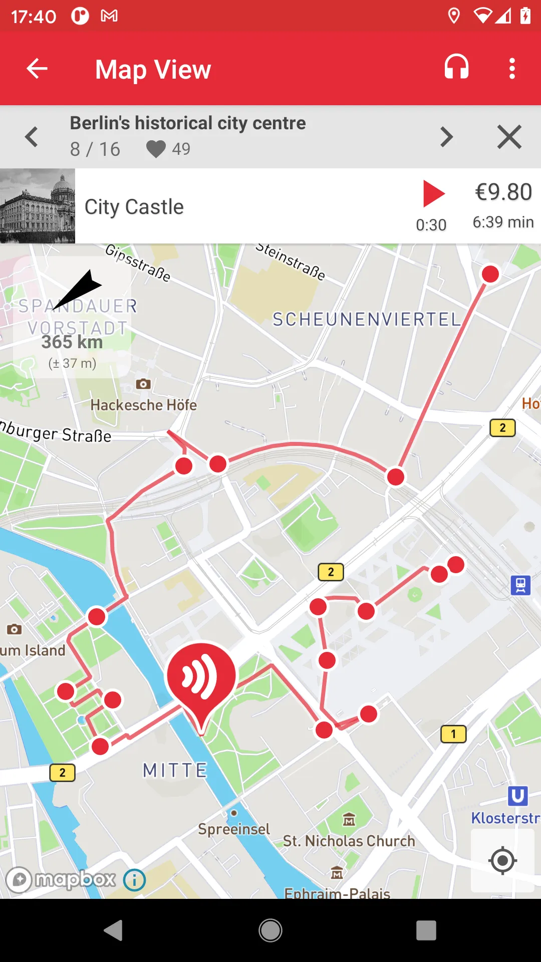 stadt im ohr audio walk Berlin | Indus Appstore | Screenshot