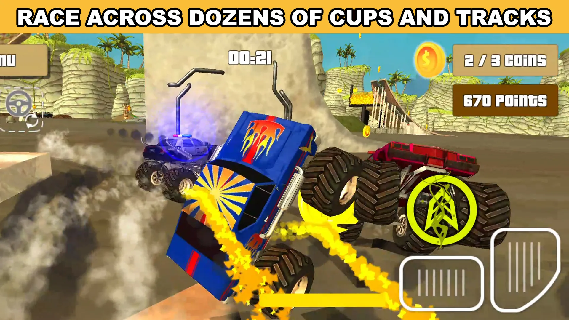 Monster Truck Racing Hero 3D | Indus Appstore | Screenshot