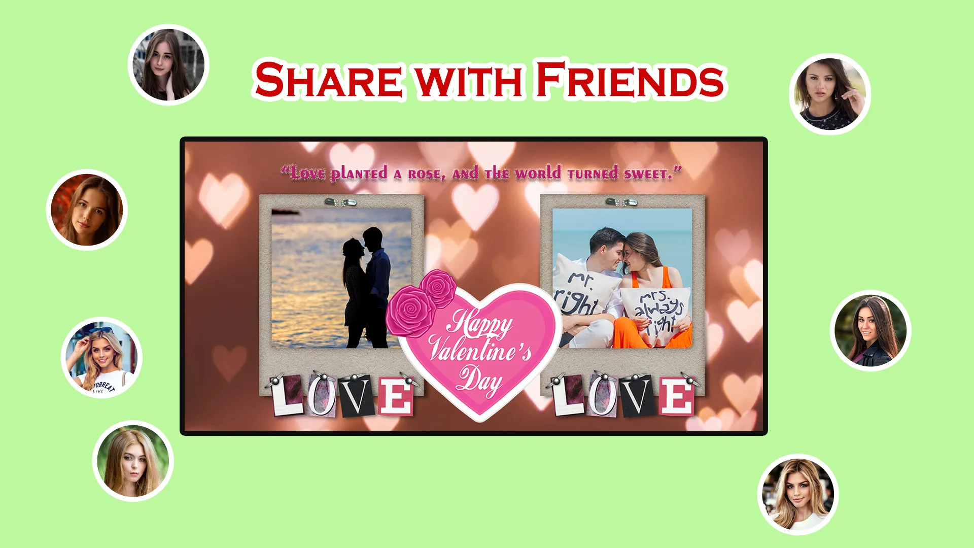 Valentines Day Photo Frames | Indus Appstore | Screenshot