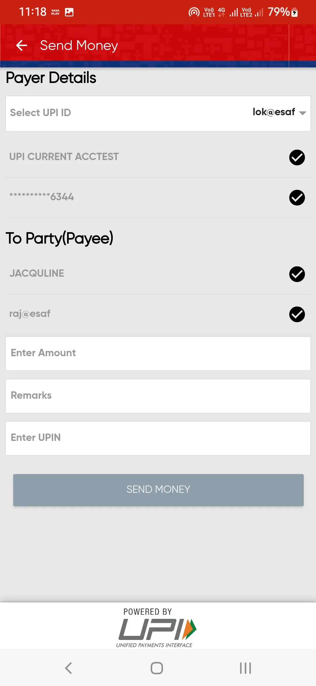 BHIM ESAF UPI | Indus Appstore | Screenshot