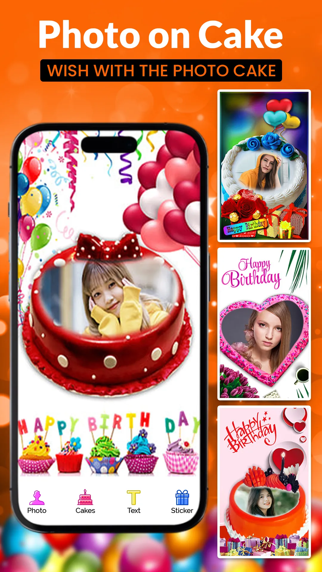 Name & Photo On Birthday Cake | Indus Appstore | Screenshot