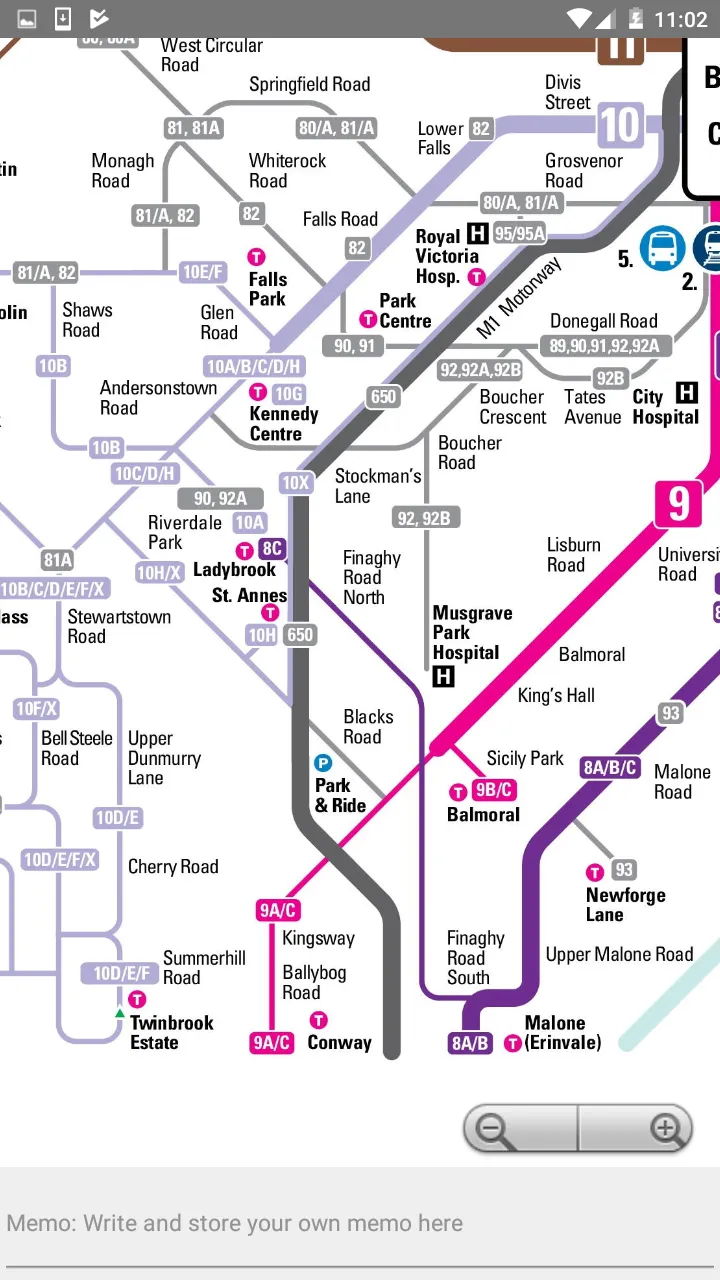 BELFAST METRO RAIL BUS MAP | Indus Appstore | Screenshot