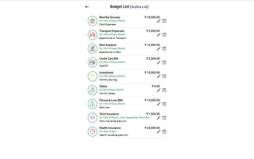 MoneyTrek - Budget & Expenses | Indus Appstore | Screenshot