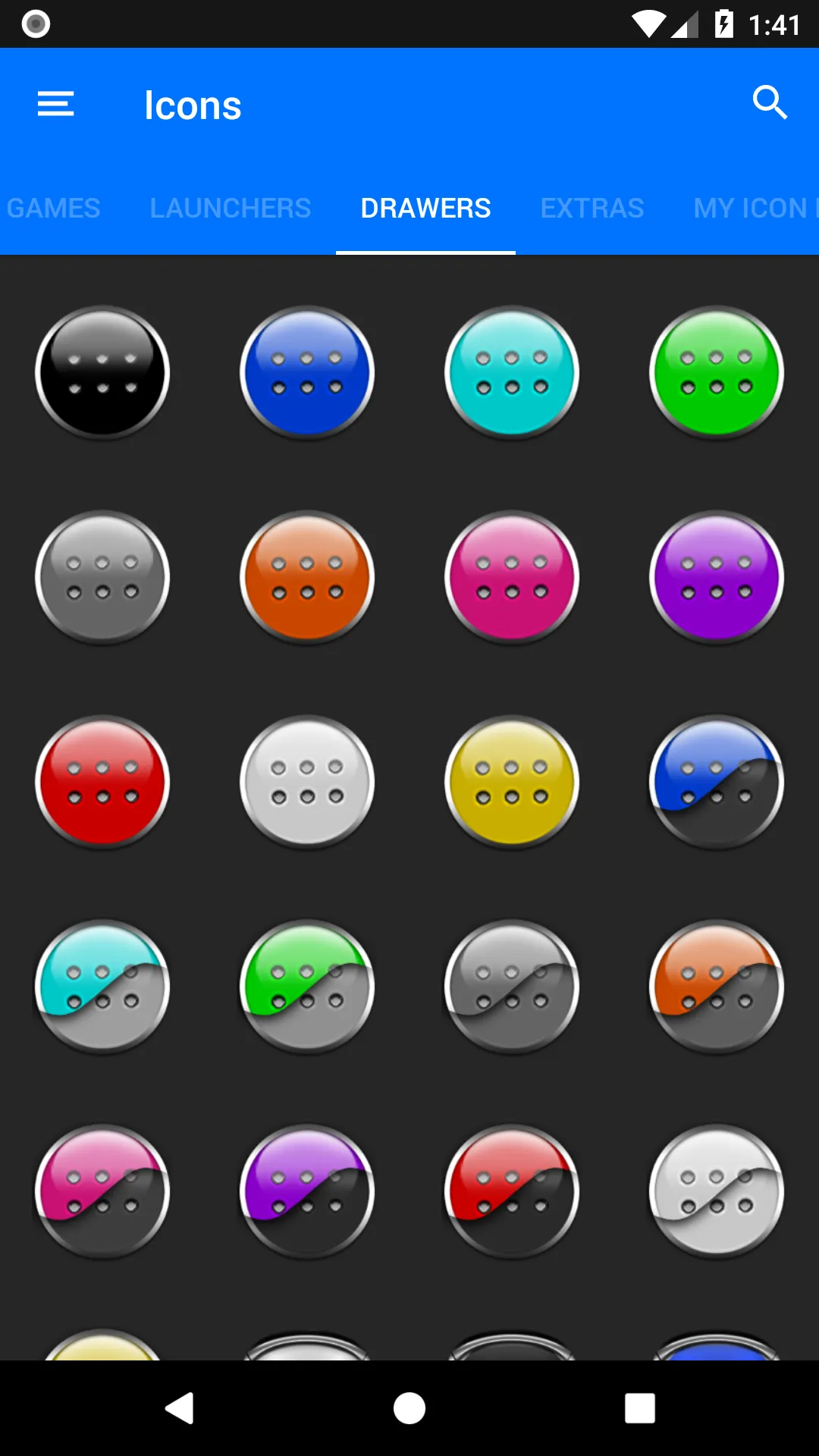 Silver and Grey Icon Pack | Indus Appstore | Screenshot