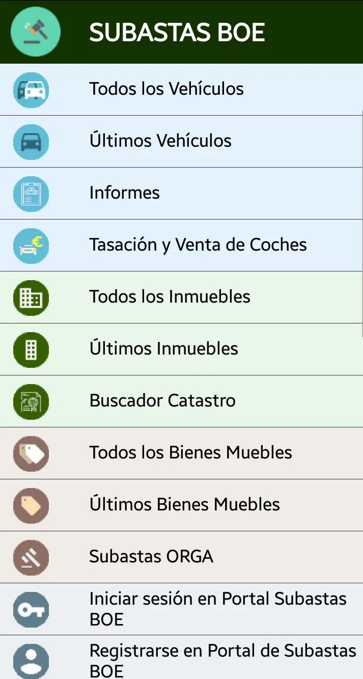 Subastas del B.O.E. | Indus Appstore | Screenshot