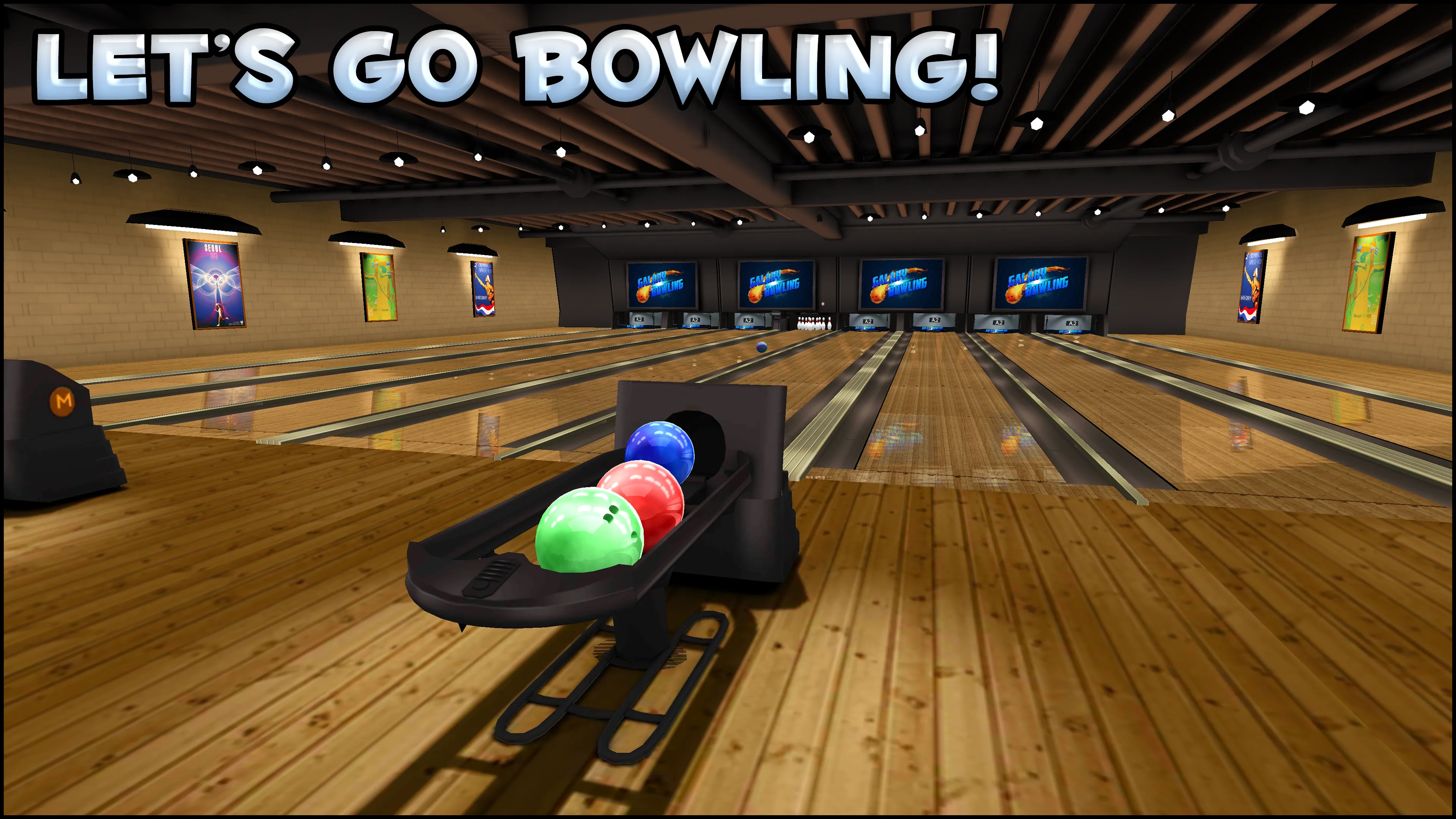 Galaxy Bowling 3D | Indus Appstore | Screenshot