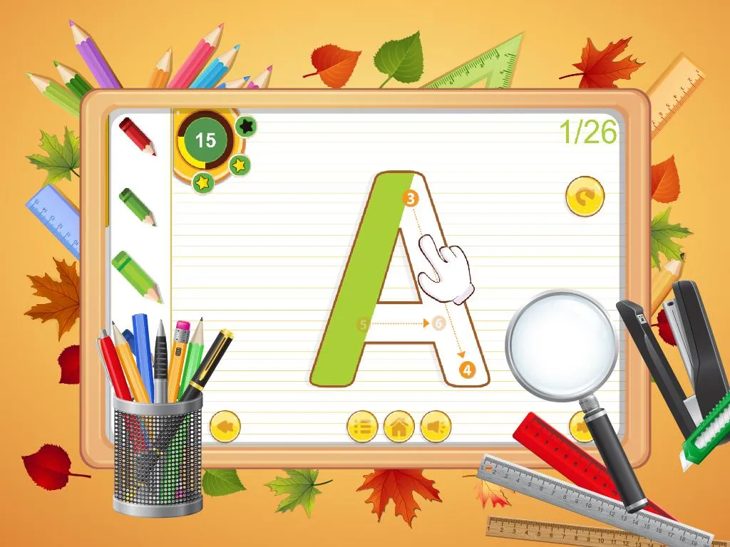 ABC kids writing alphabet | Indus Appstore | Screenshot