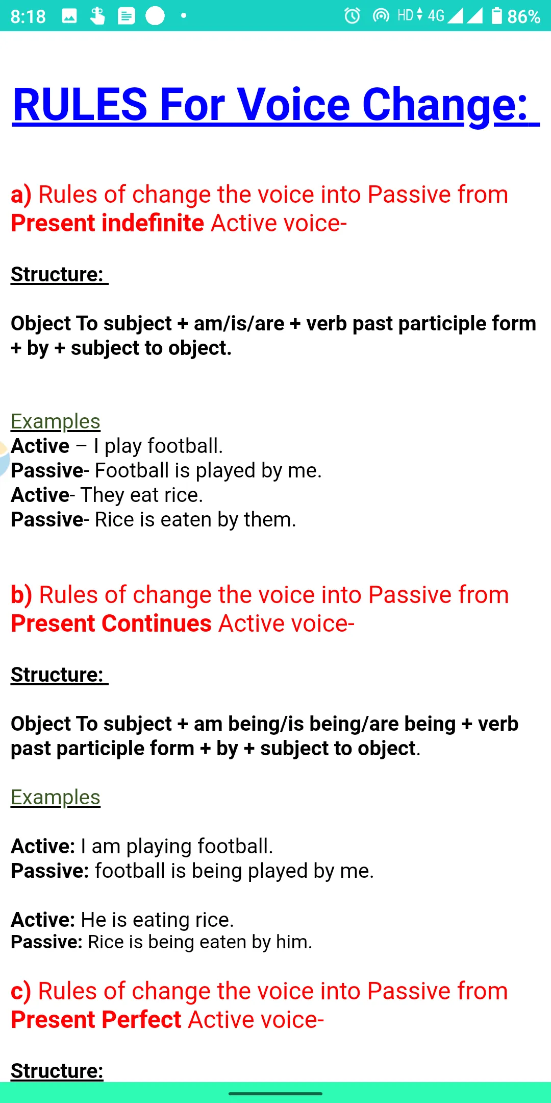 active to passive voice conver | Indus Appstore | Screenshot