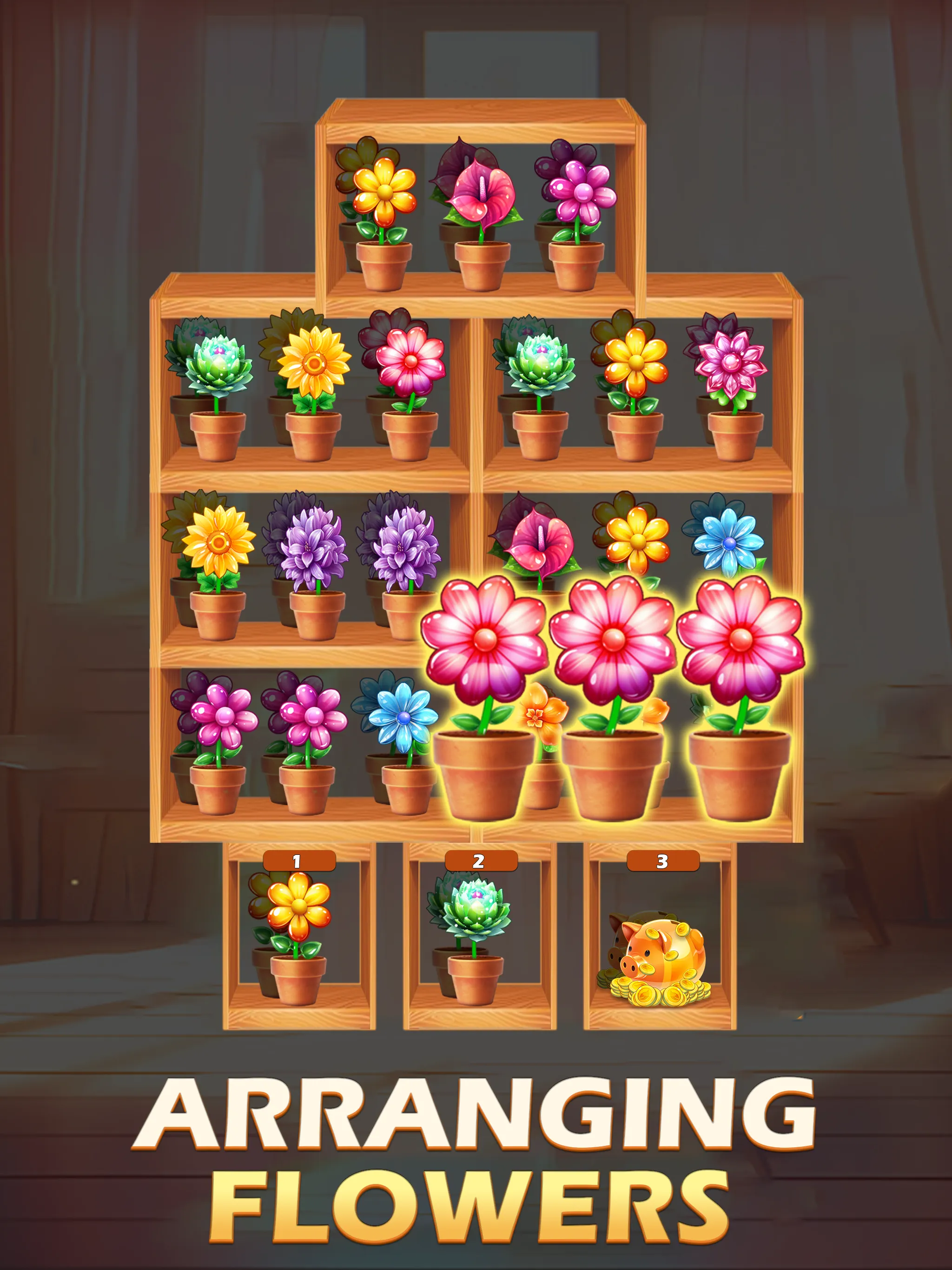 Sorting Flower Game | Indus Appstore | Screenshot