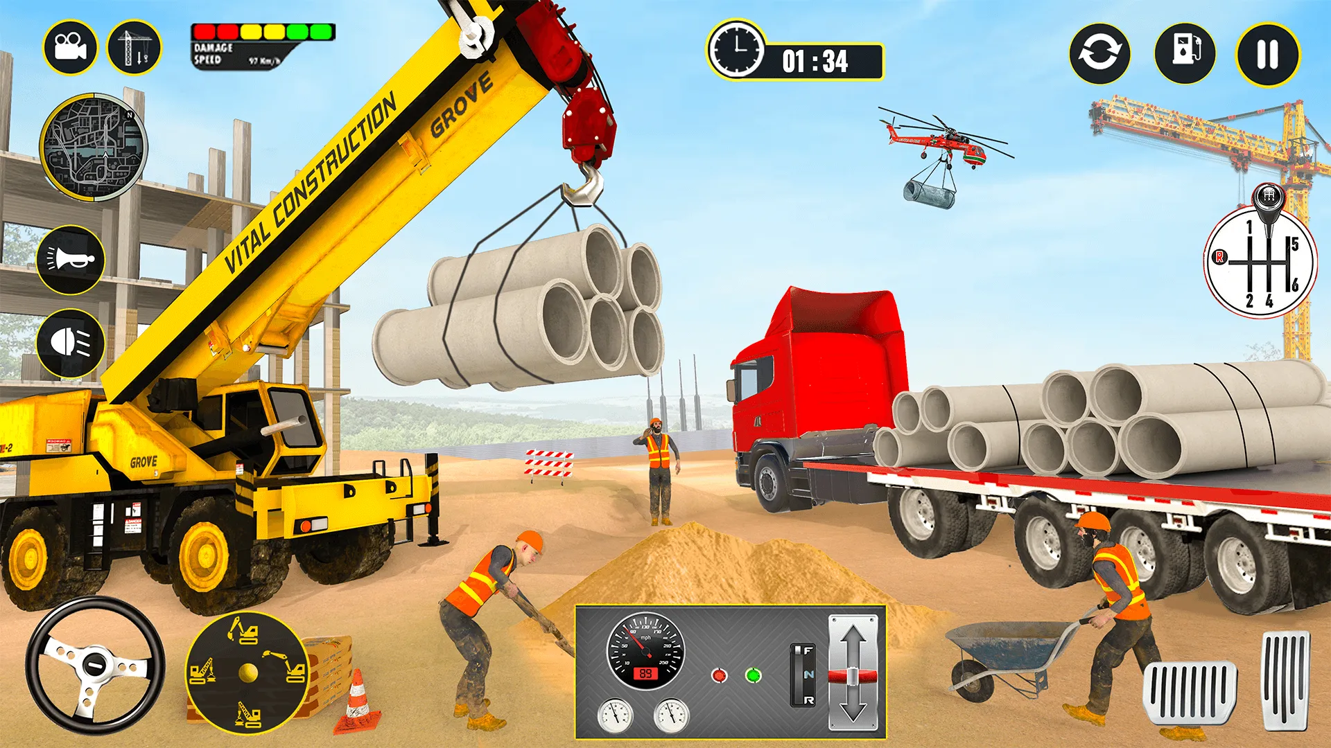 Heavy Excavator Simulator Game | Indus Appstore | Screenshot