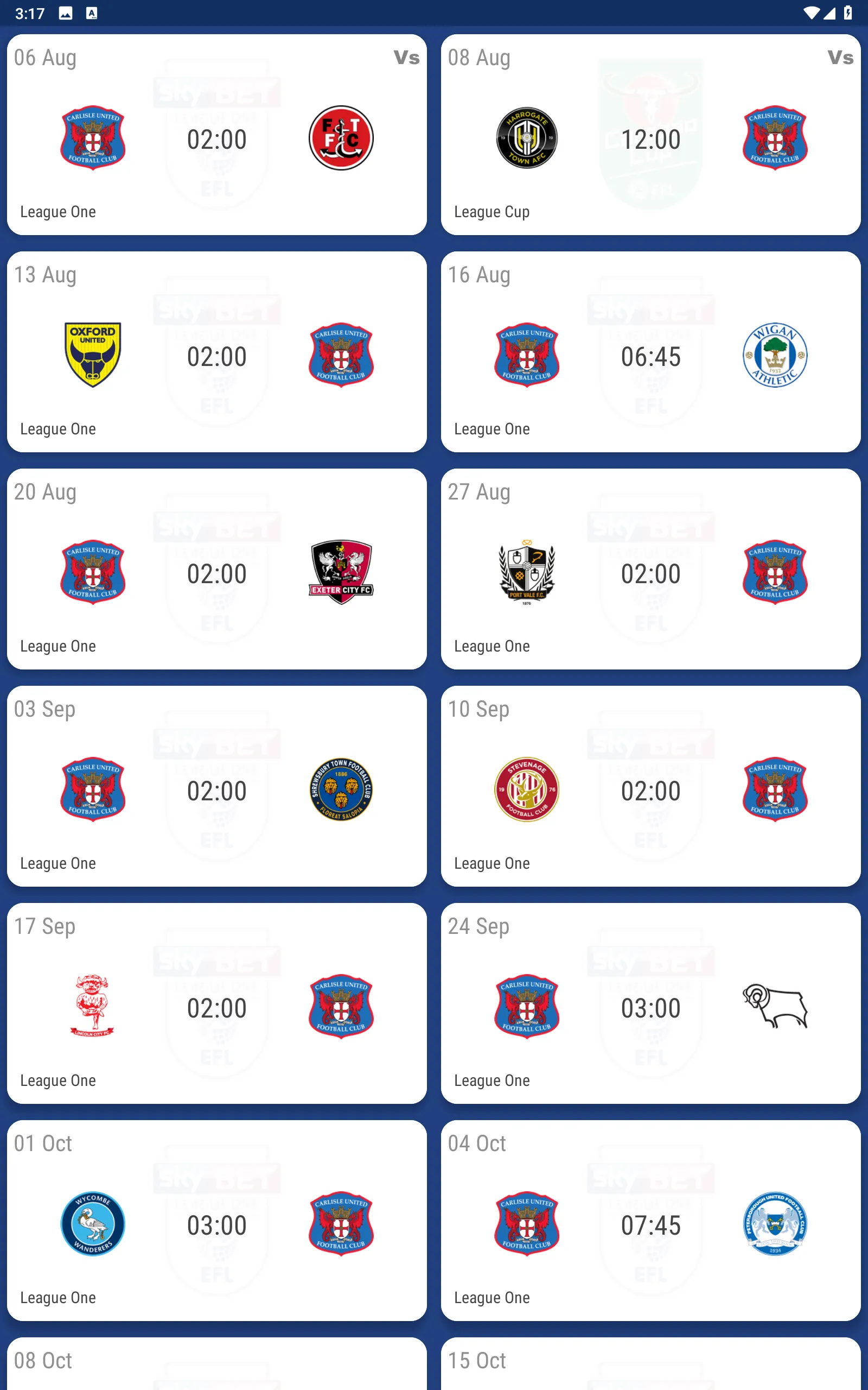 Carlisle United Fan App | Indus Appstore | Screenshot