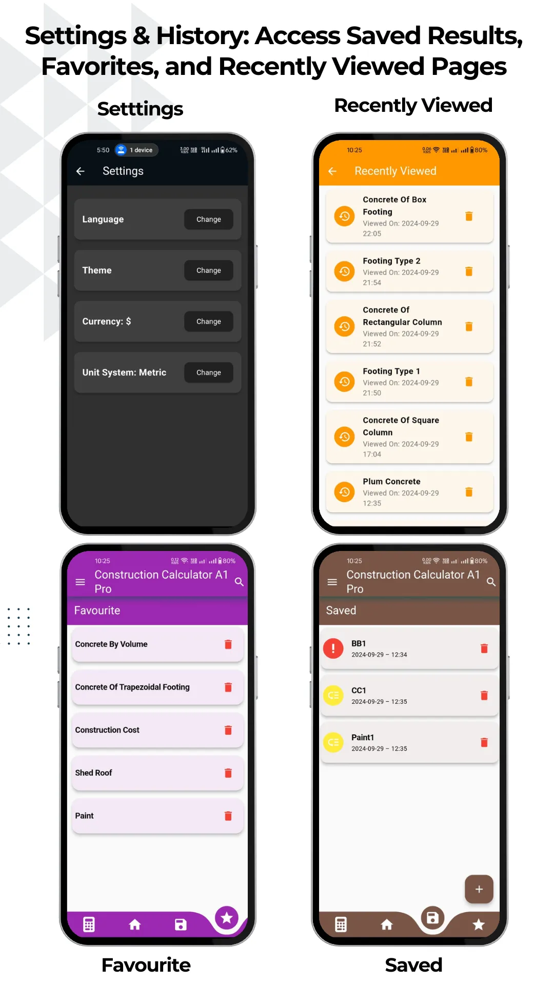 Construction Calculator Free | Indus Appstore | Screenshot