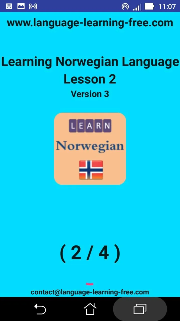 Learning Norwegian language (l | Indus Appstore | Screenshot