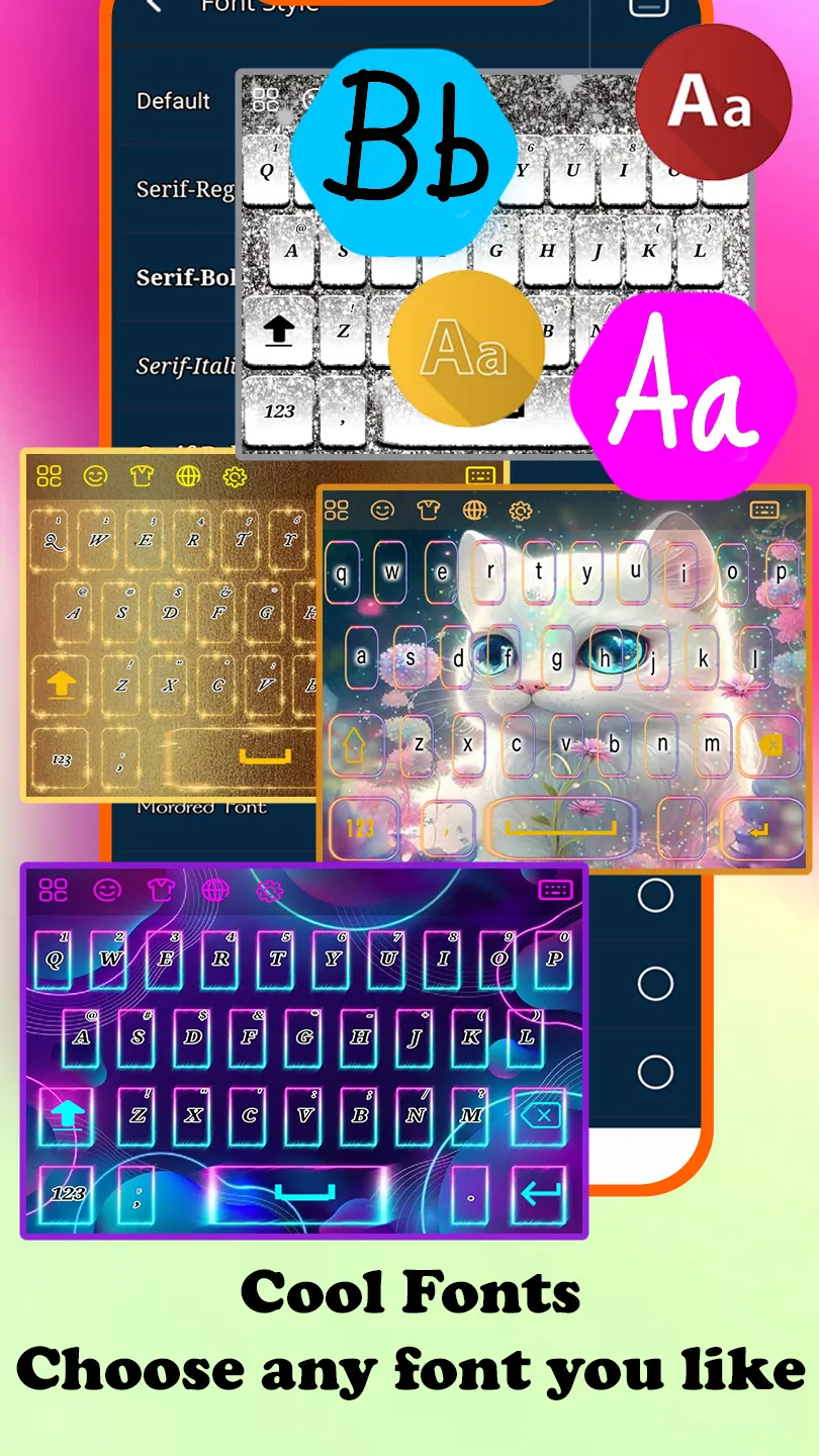 Kitty Cat Keyboard | Indus Appstore | Screenshot