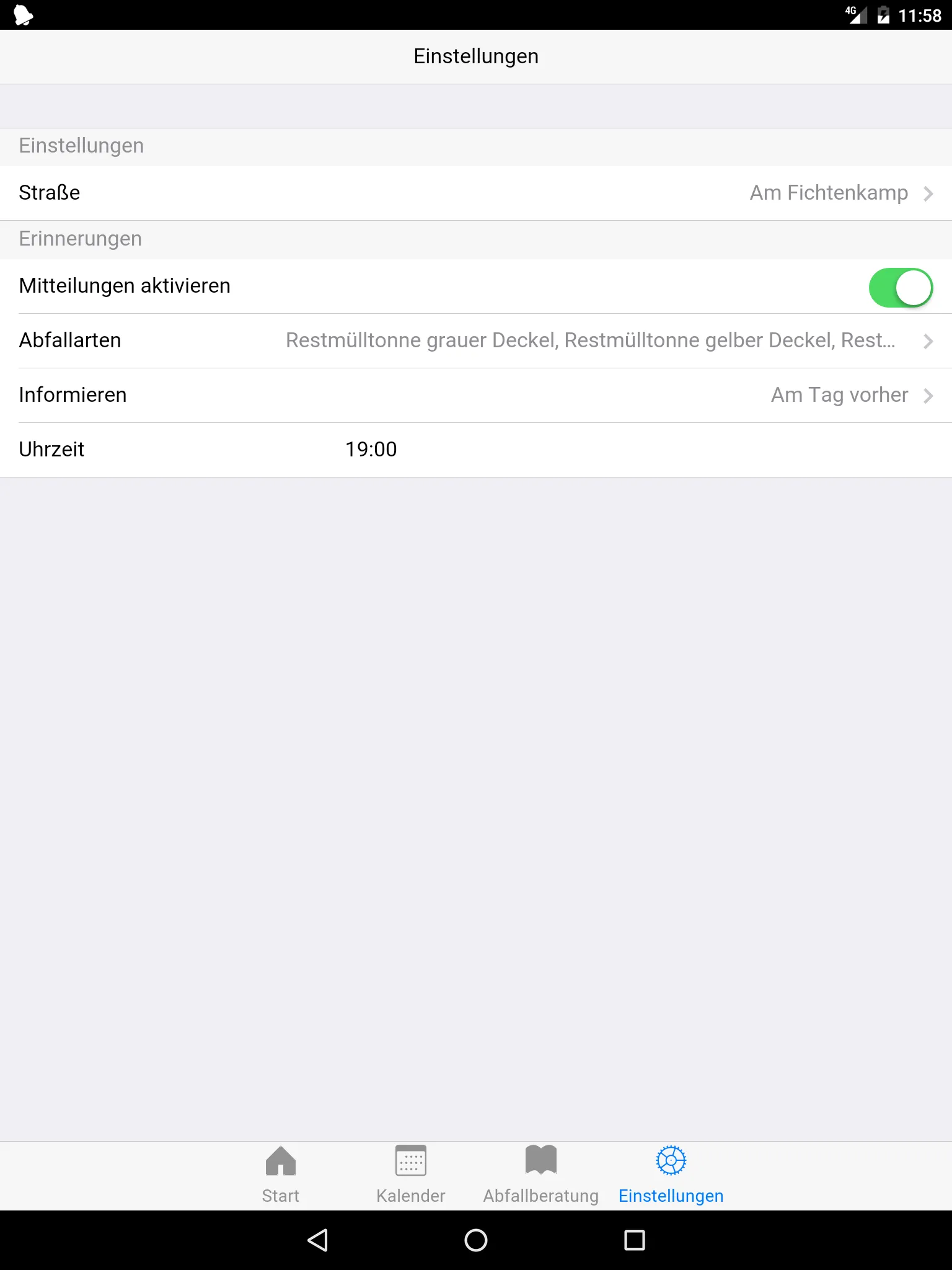 Müllwecker Bünde | Indus Appstore | Screenshot