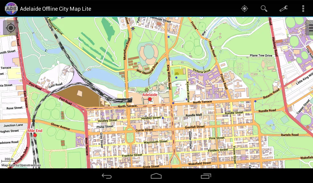 Adelaide Offline City Map | Indus Appstore | Screenshot