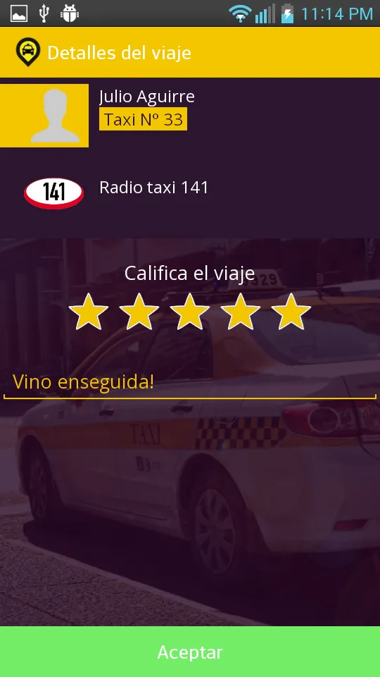 Voy en Taxi – App Taxi Uruguay | Indus Appstore | Screenshot