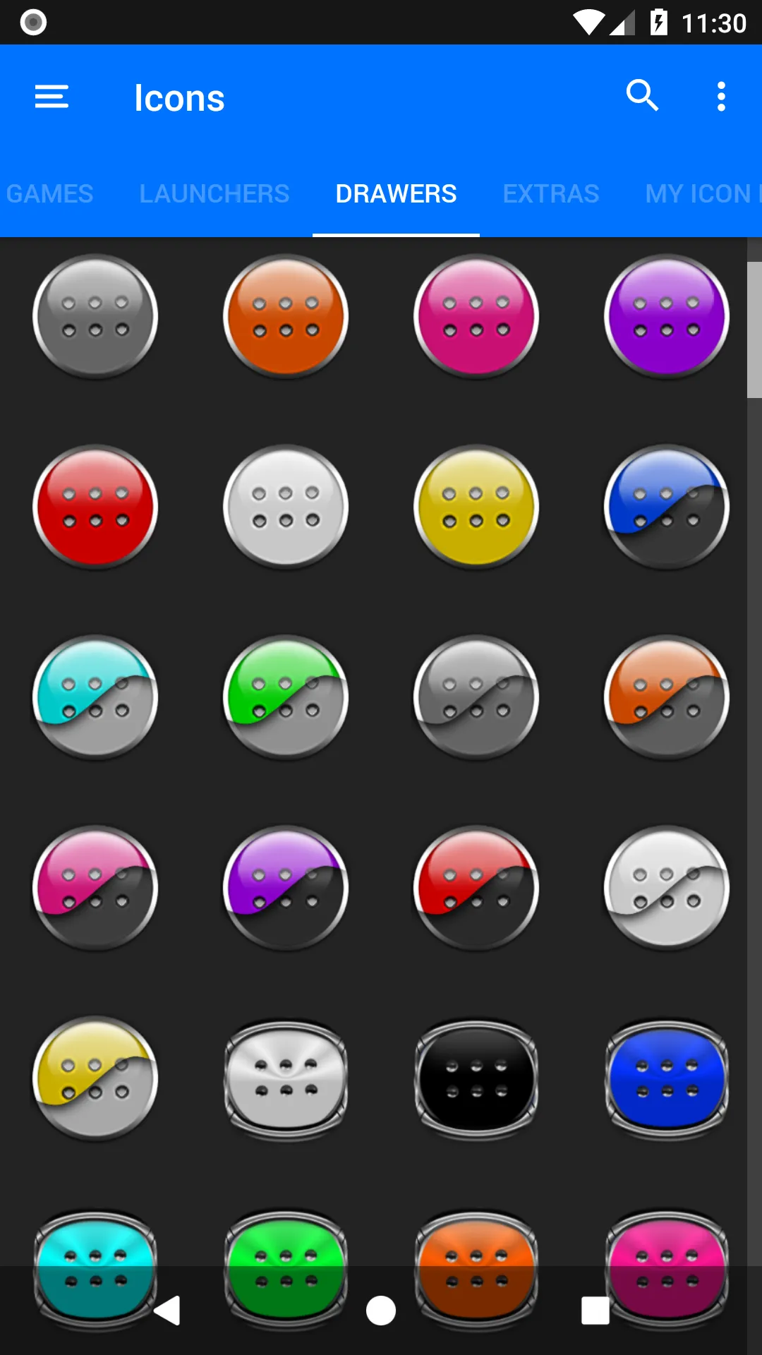 Cyan Icon Pack Style 1 | Indus Appstore | Screenshot