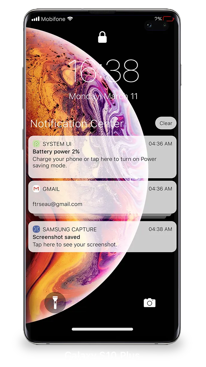 Lock Screen iOS 15 | Indus Appstore | Screenshot