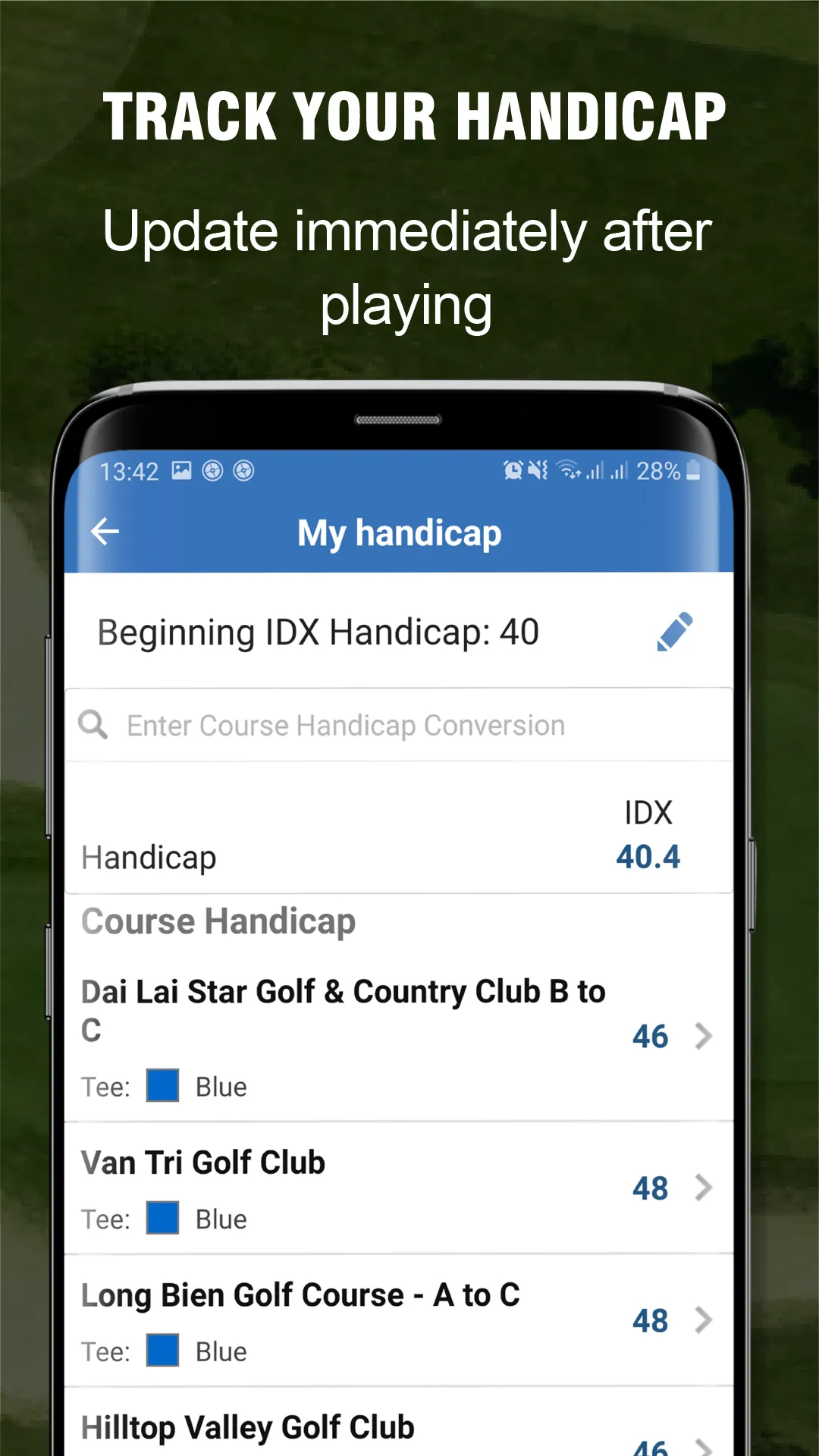 MISA Golf: GPS, Scorecard, HDC | Indus Appstore | Screenshot