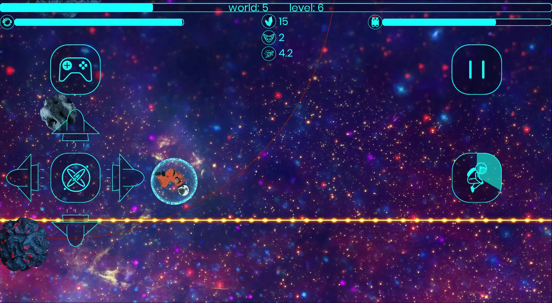 Astronaut Jetpack Training | Indus Appstore | Screenshot