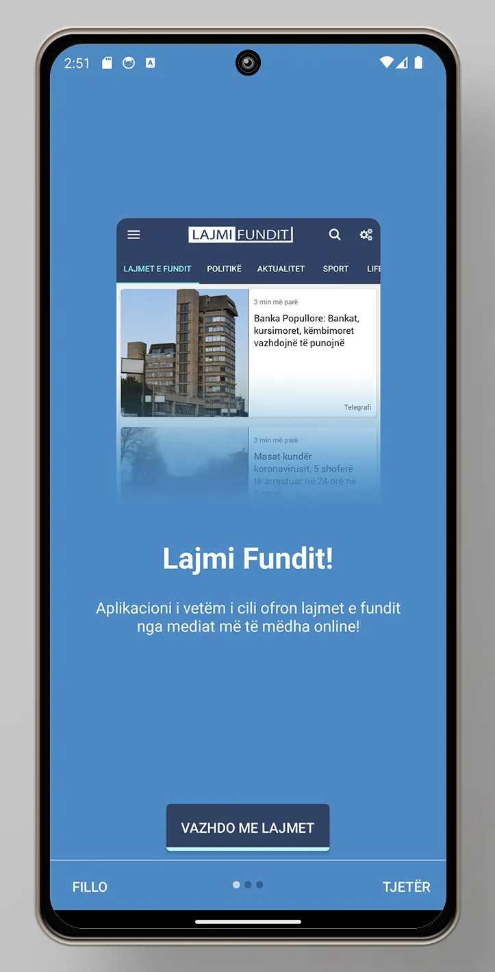 Lajmi Fundit - Shqipëri | Indus Appstore | Screenshot