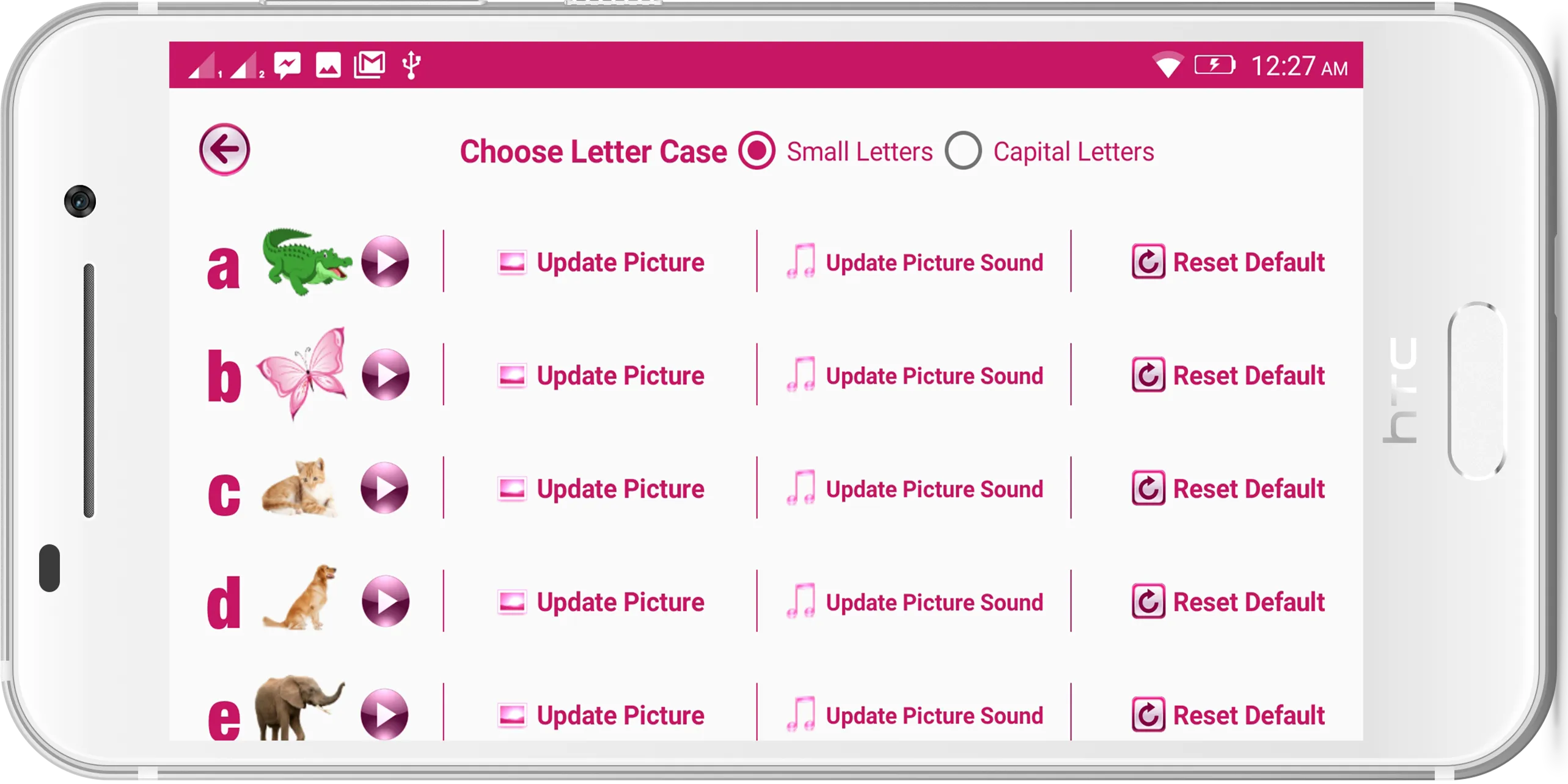 Kids Alphabet Learning Letters | Indus Appstore | Screenshot