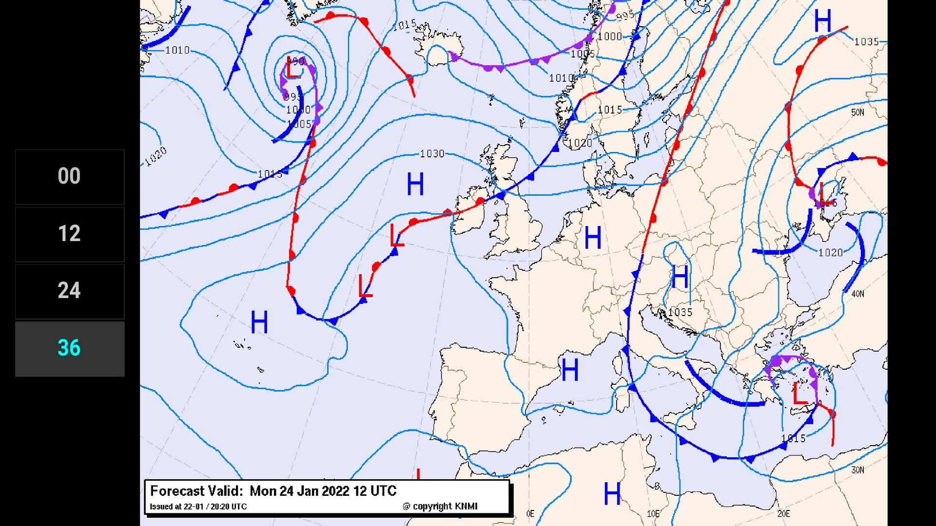 PG Surface Pressure Charts EU | Indus Appstore | Screenshot