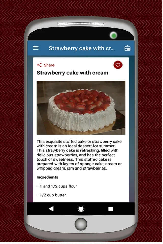 Dessert and Cake Recipes | Indus Appstore | Screenshot