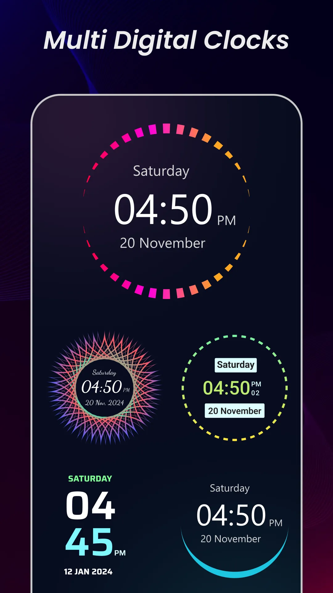 Analog Clock Live Wallpaper HD | Indus Appstore | Screenshot