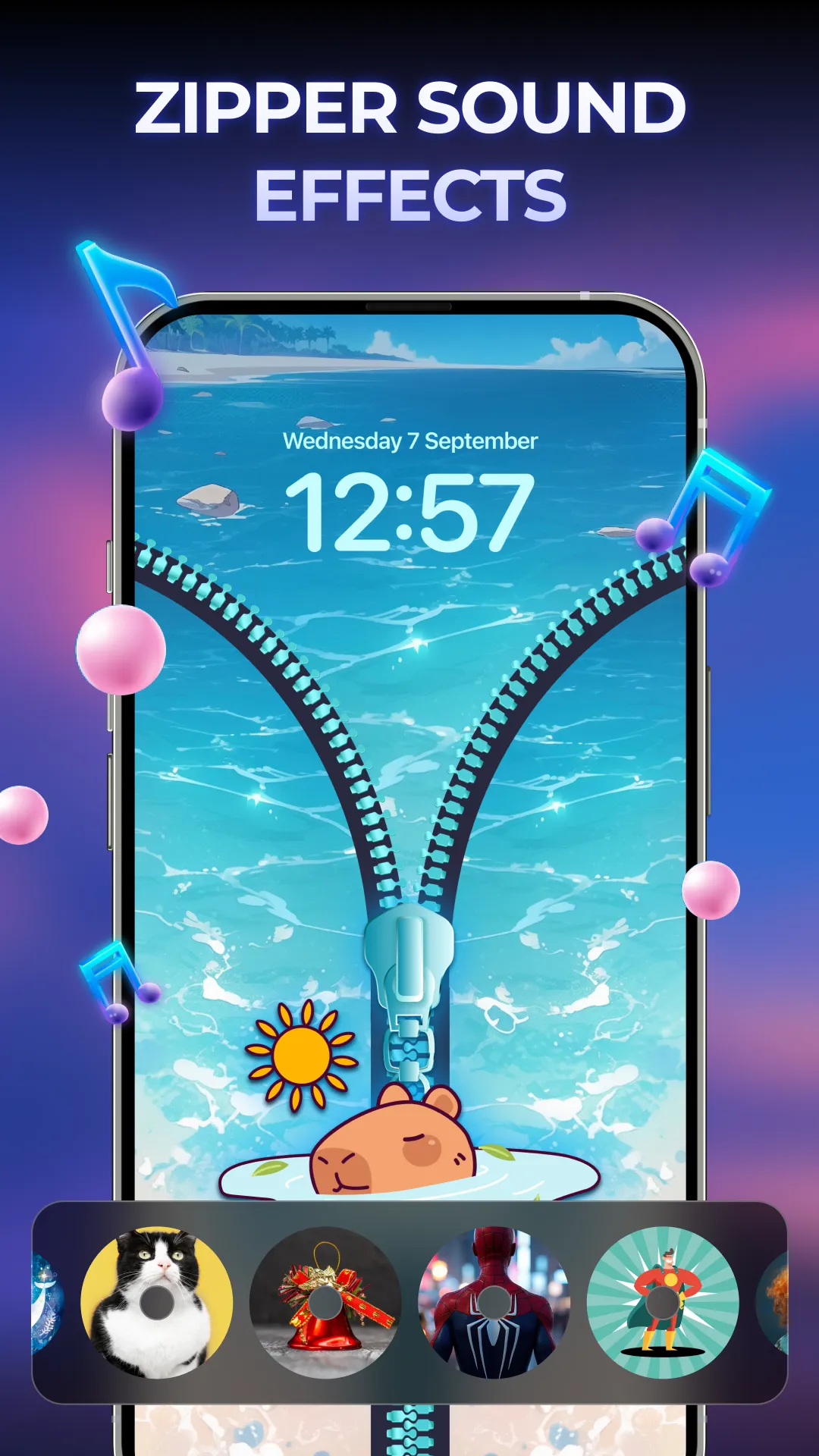 Zipee - Zipper Lock Screen | Indus Appstore | Screenshot