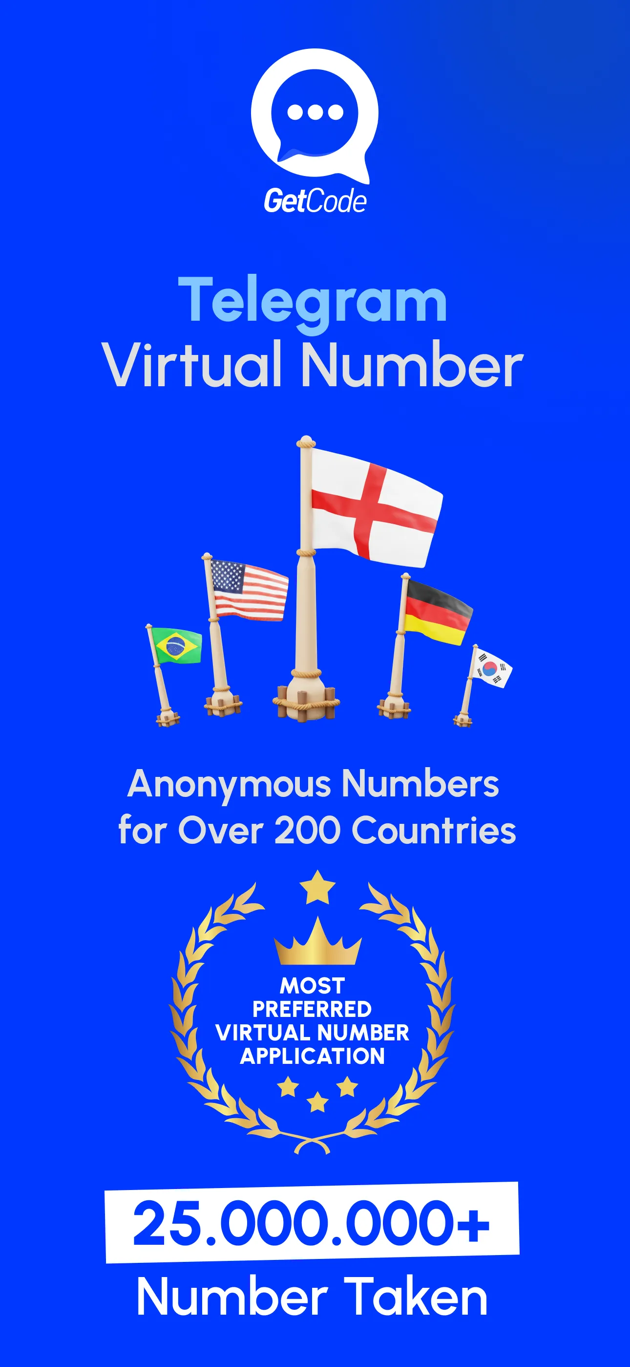 GetCode - Virtual Number SMS | Indus Appstore | Screenshot