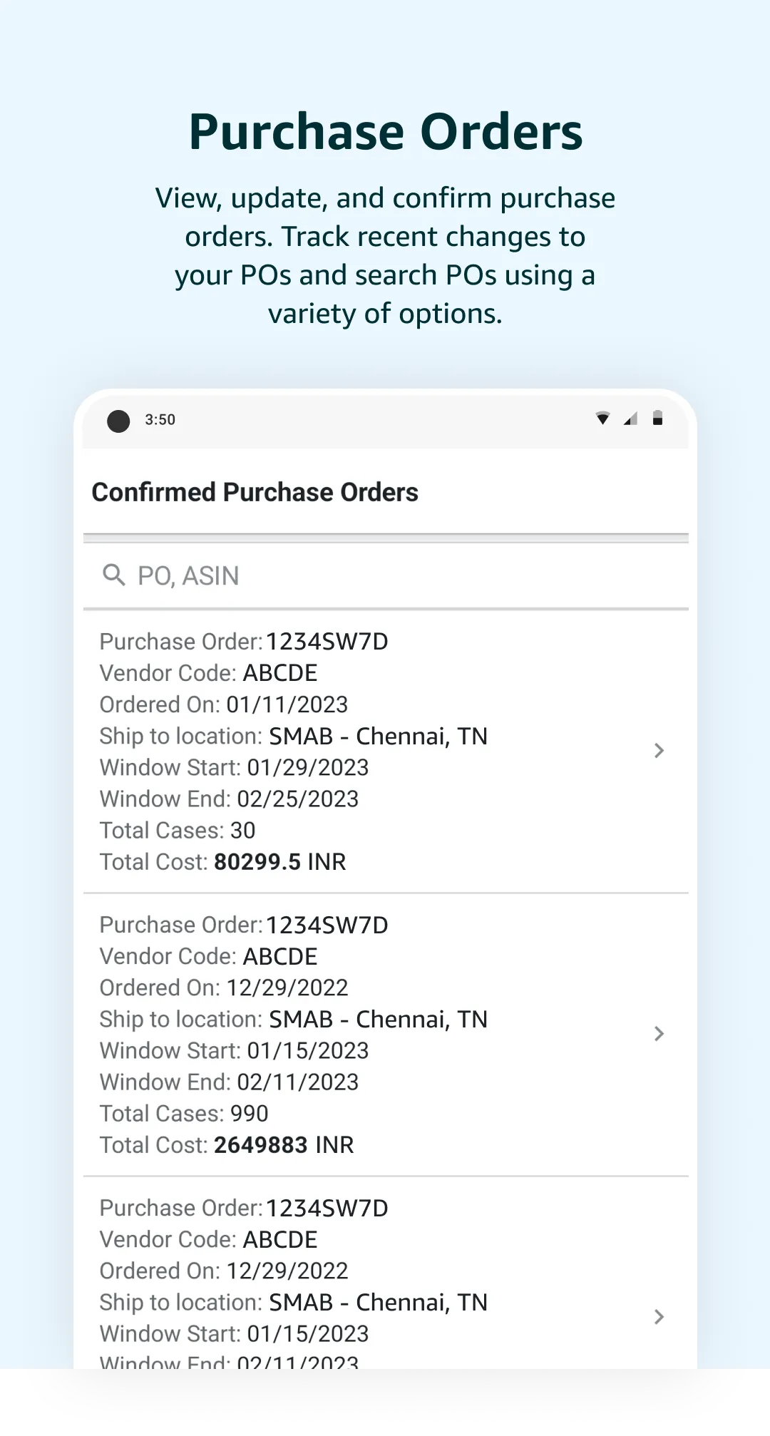 Vendor Central | Indus Appstore | Screenshot