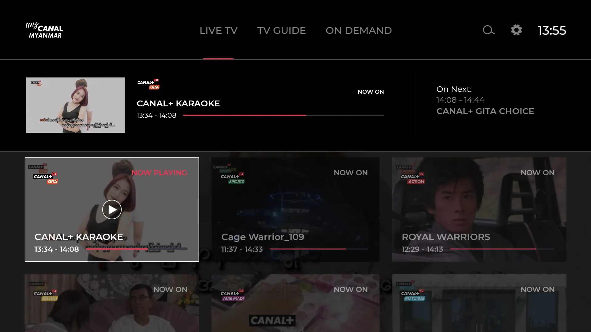 CANAL+ Myanmar | Indus Appstore | Screenshot