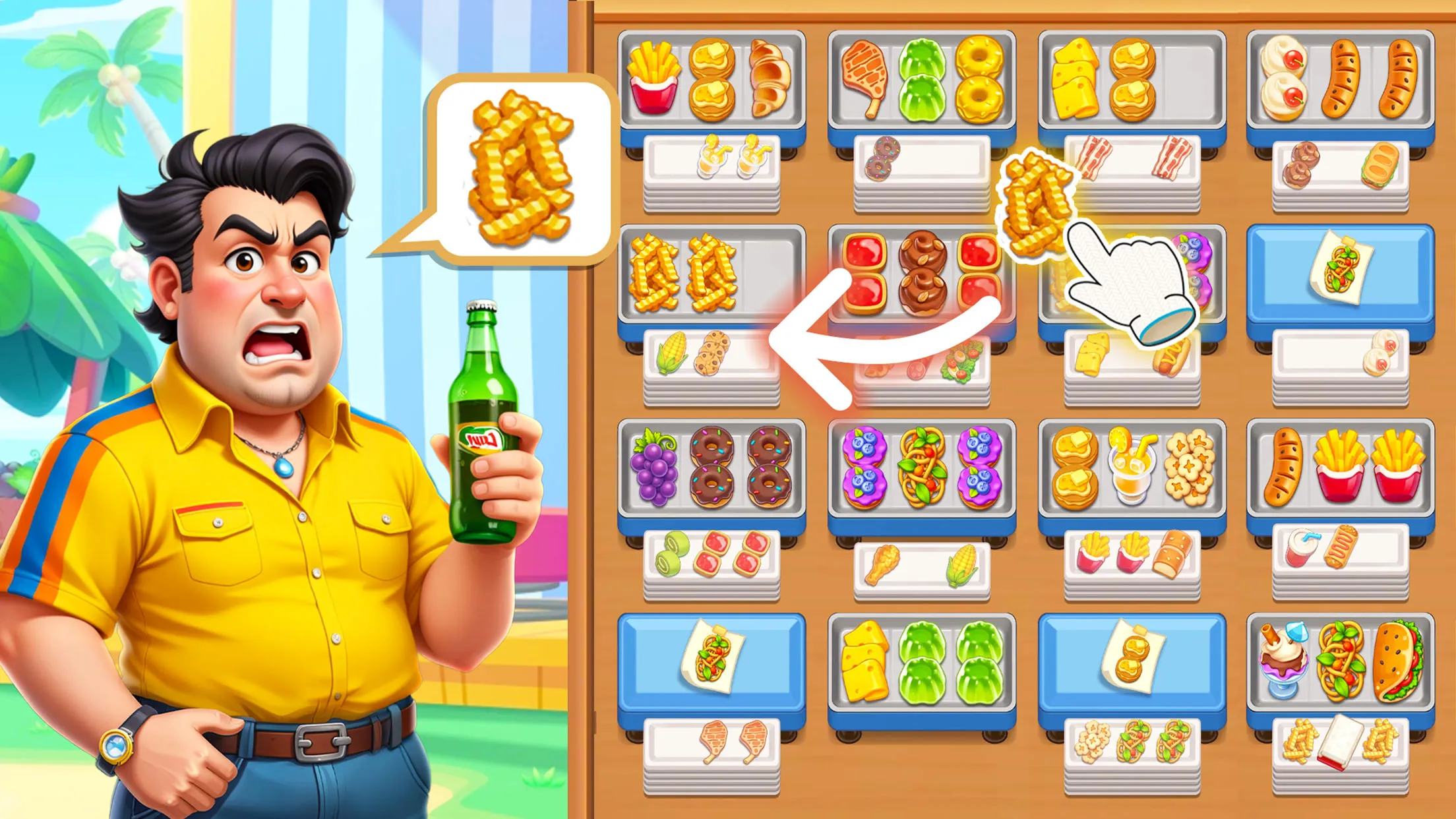Grill Sort - Food Sort Games | Indus Appstore | Screenshot